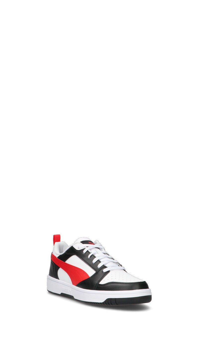 PUMA - REBOUND V6 LOW Sneaker uomo bianca/nera/rossa