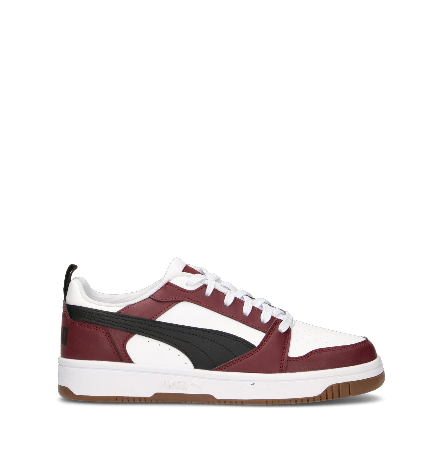 PUMA REBOUND V6 LOW Sneaker uomo bianca/bordeaux