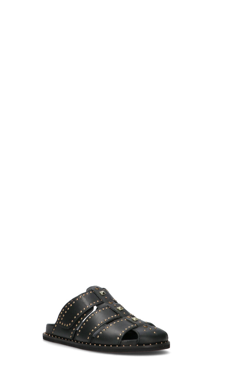 EKP Ciabatta donna nera in pelle
