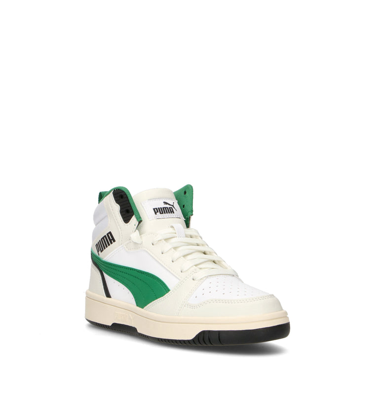 PUMA REBOUND V6 MID JR Sneaker ragazzo bianca