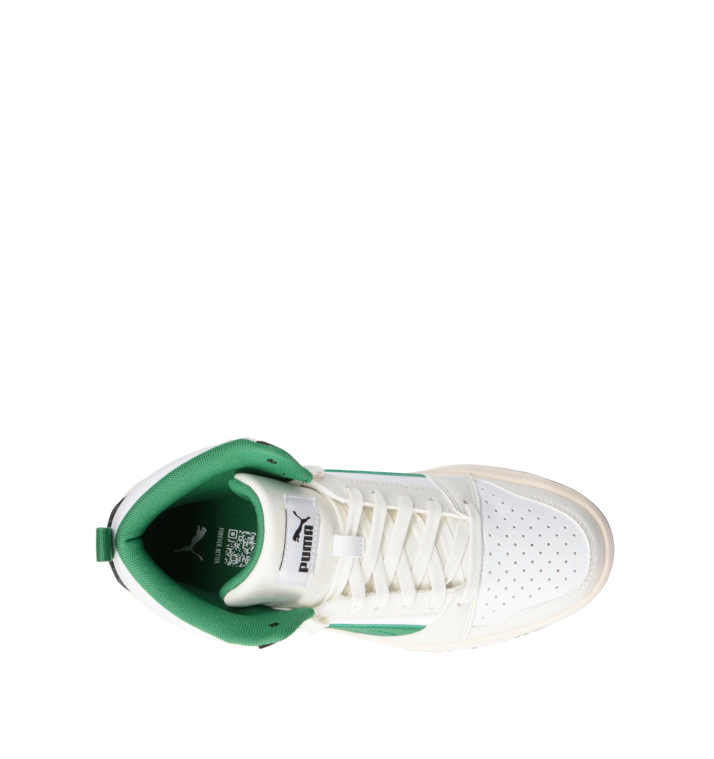 PUMA REBOUND V6 MID JR Sneaker ragazzo bianca