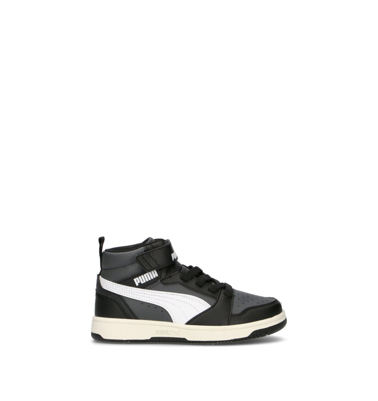 PUMA REBOUND V6 MID AC + PS Sneaker bimbo nera/bianca