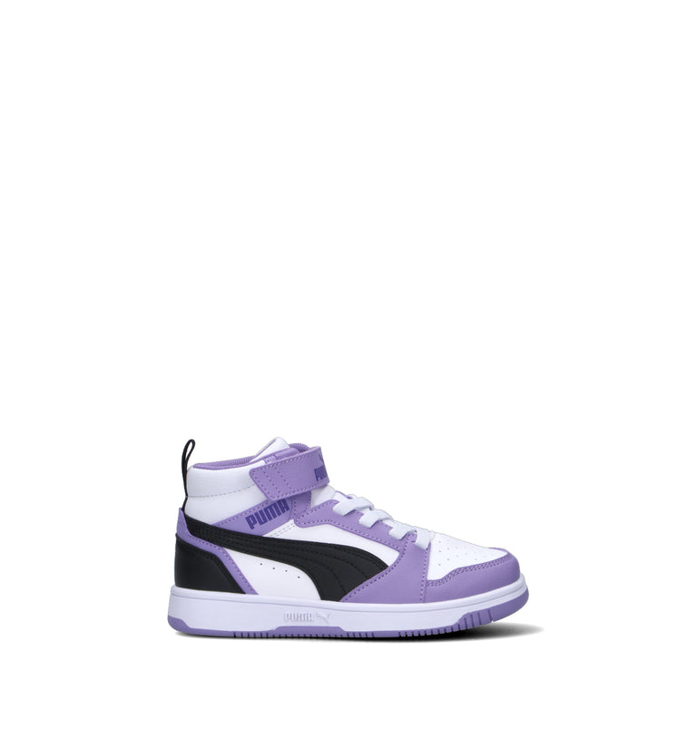 PUMA REBOUND V6 MID AC + PS Sneaker bimba bianca/lilla