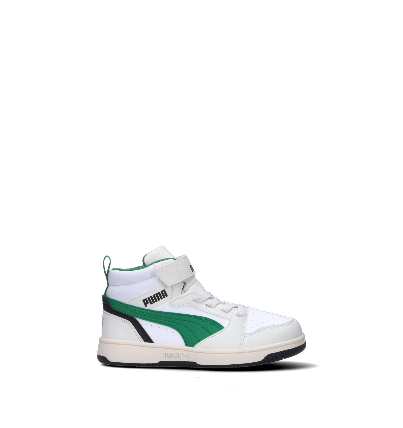 PUMA REBOUND V6 MID AC + PS Sneaker bimbo bianca/verde