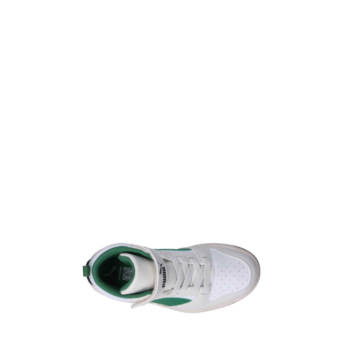 PUMA REBOUND V6 MID AC + PS Sneaker bimbo bianca/verde