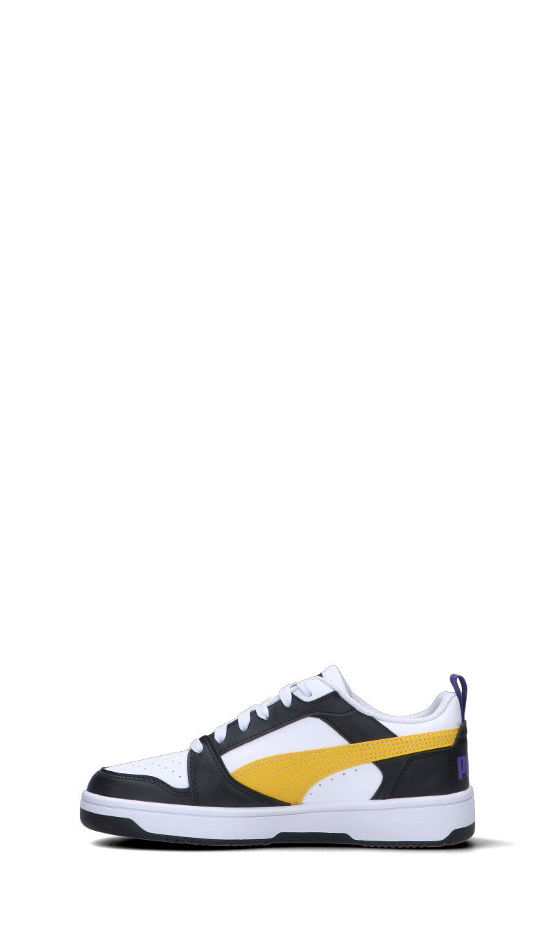 PUMA REBPOUND V6 LO JR Sneaker ragazzo bianca/nera