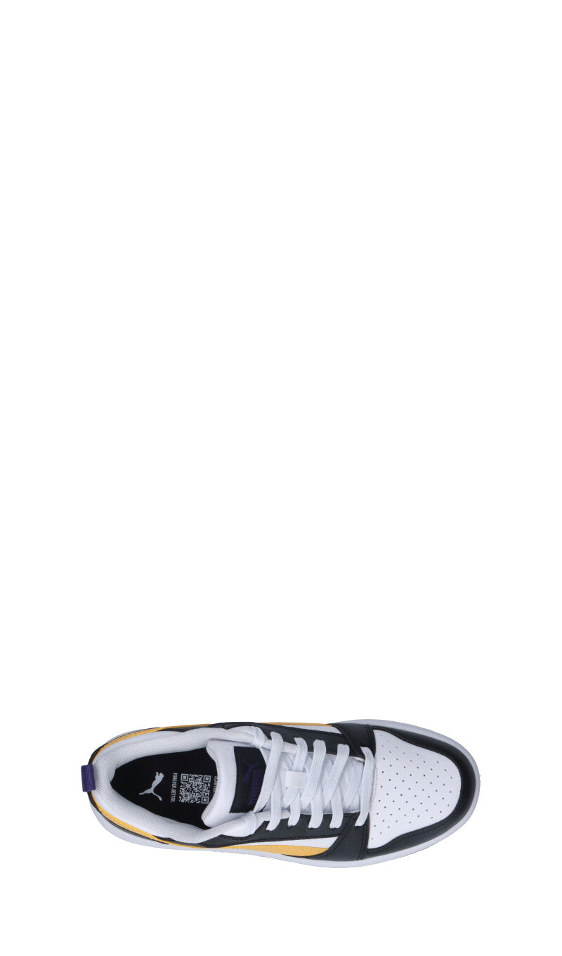 PUMA REBPOUND V6 LO JR Sneaker ragazzo bianca/nera