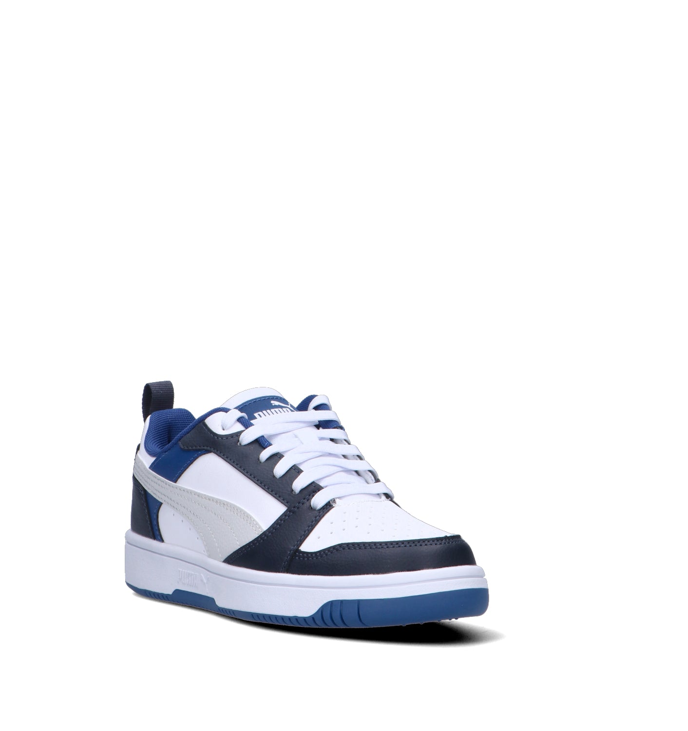 PUMA REBOUND V6 LO JR Sneaker ragazzo bianca/blu