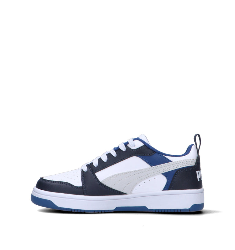 PUMA REBOUND V6 LO JR Sneaker ragazzo bianca/blu
