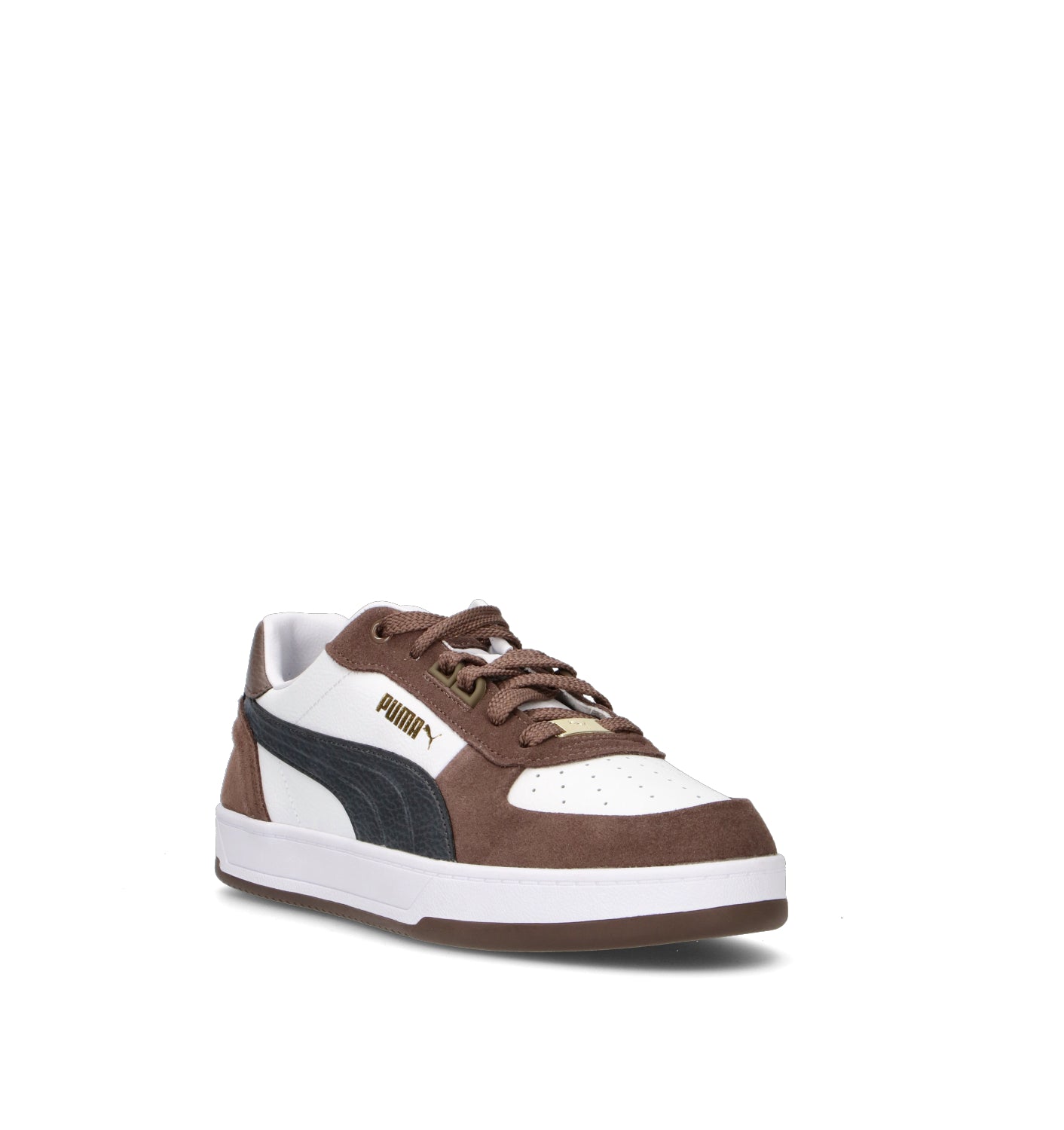 PUMA CAVEN 2.0 LUX SD Sneaker uomo bianca/marrone