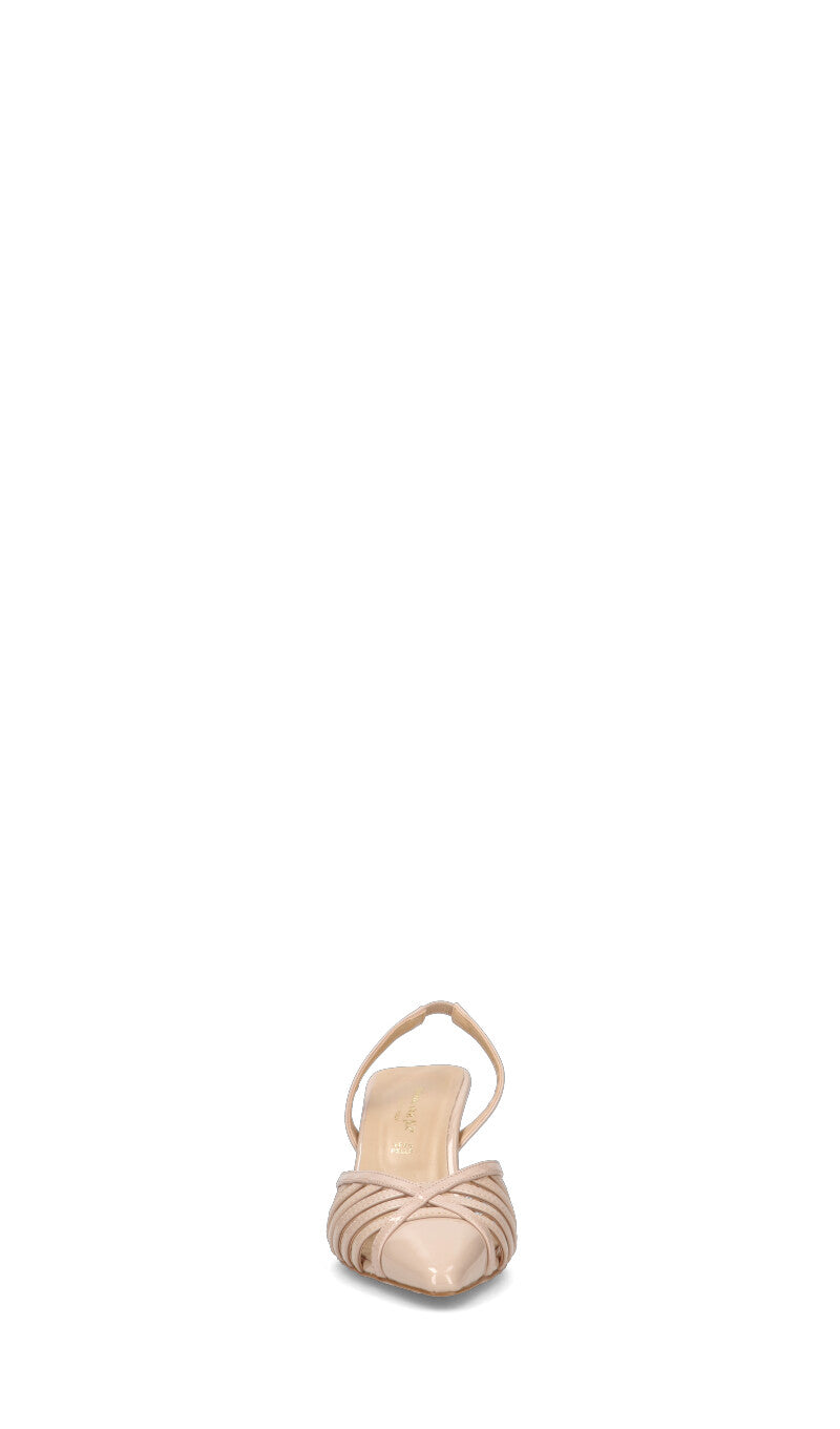 REBECCA VAN DIK Slingback donna nude