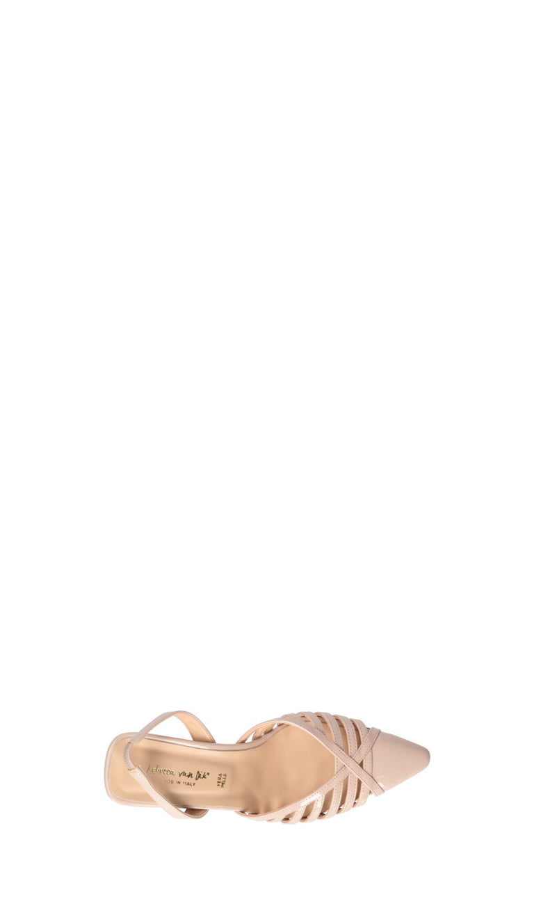 REBECCA VAN DIK Slingback donna nude