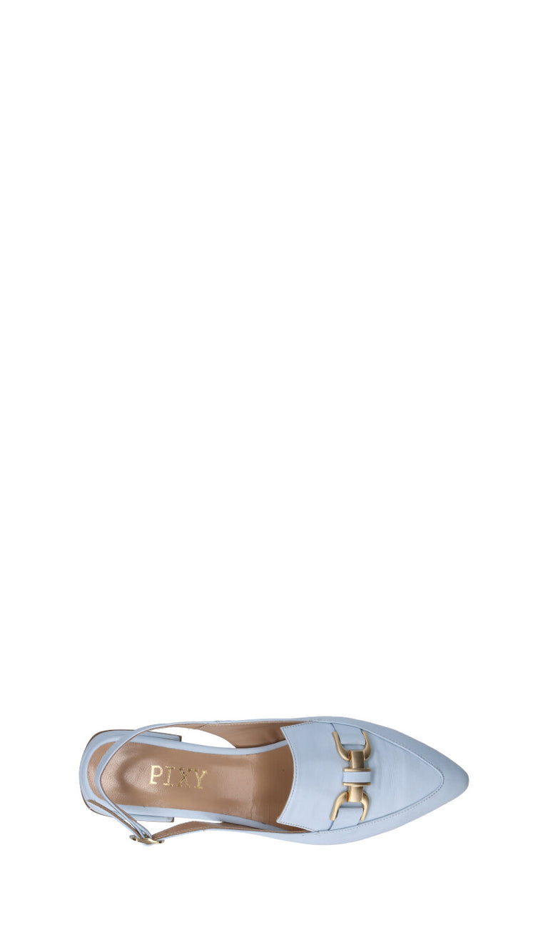 PIXY Slingback donna azzurra in pelle