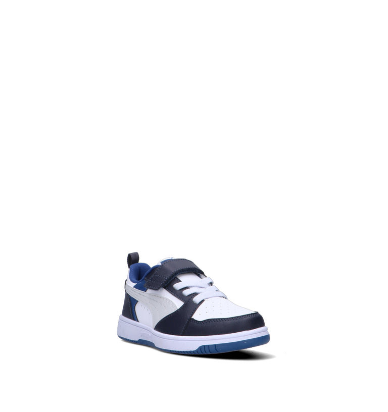 PUMA REBOUND V6 LO AC + PS Sneaker bimbo bianca/blu