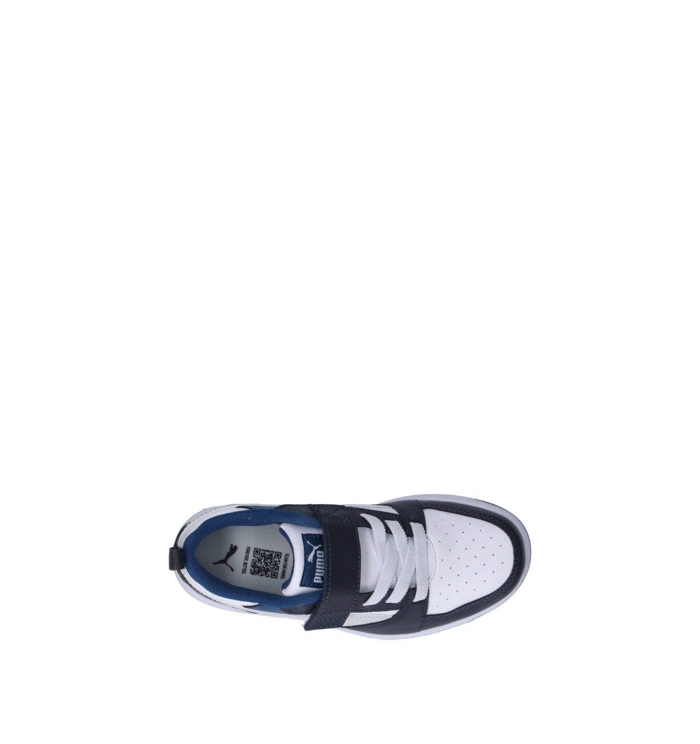 PUMA REBOUND V6 LO AC + PS Sneaker bimbo bianca/blu