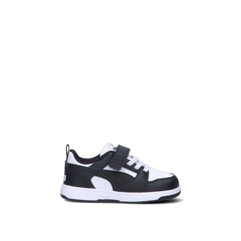 PUMA REBOUND V6 LO AC PS Sneaker bimbo bianca/nera