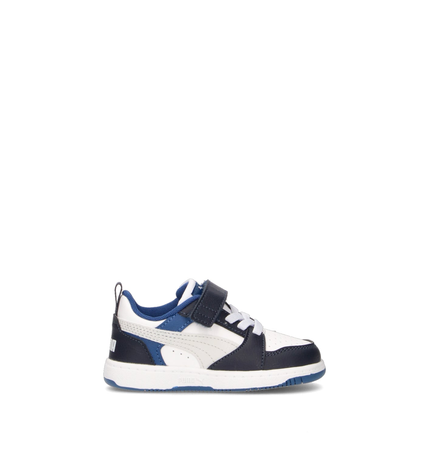 PUMA REBOUND VR 6 LO AC + INF Sneaker bimbo bianca/blu