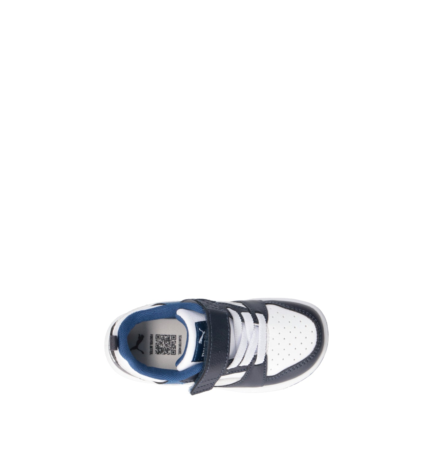 PUMA REBOUND VR 6 LO AC + INF Sneaker bimbo bianca/blu