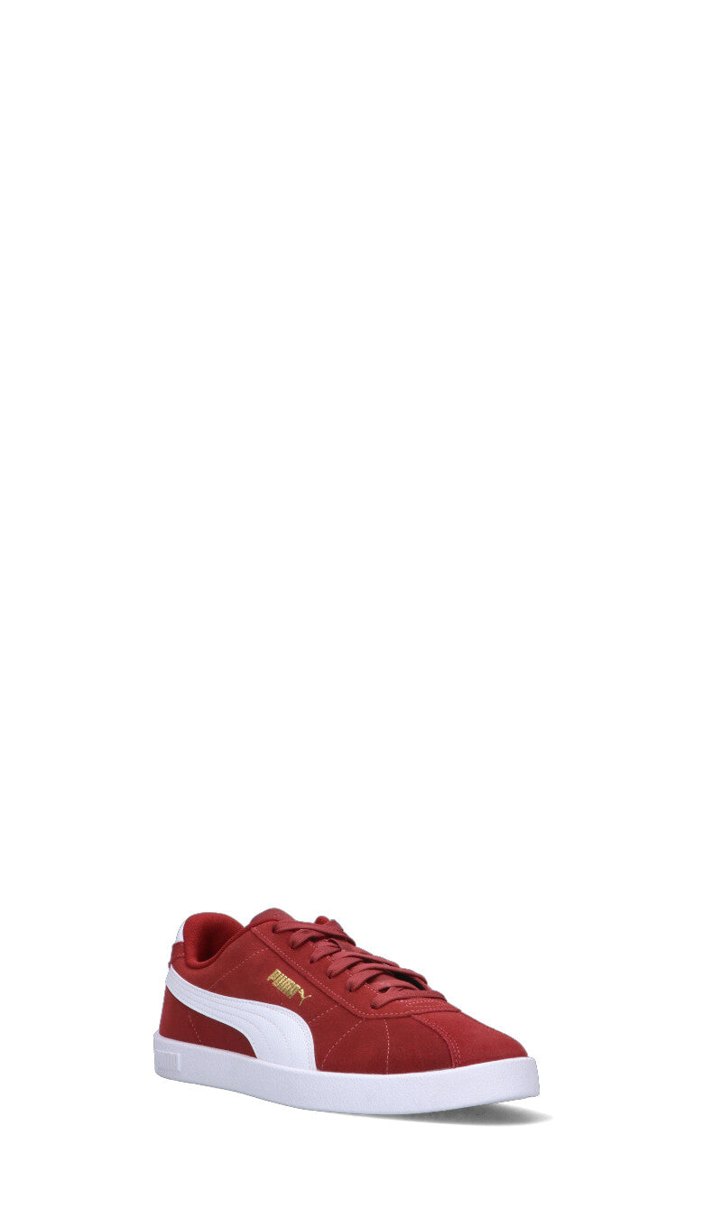 PUMA - CLUB II Sneaker uomo rossa in suede