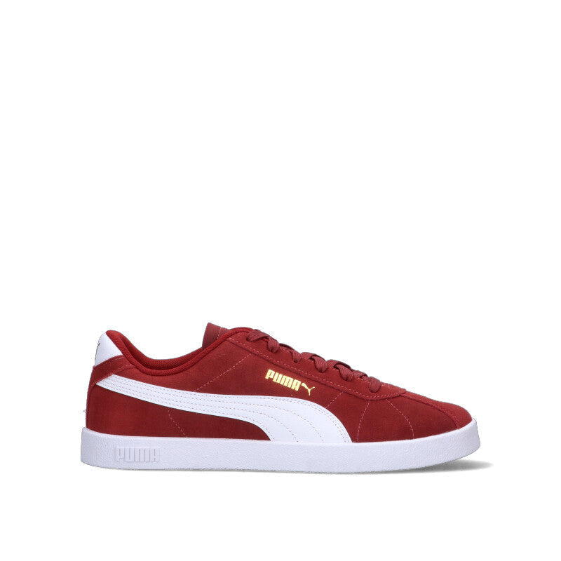 PUMA - CLUB II Sneaker uomo rossa in suede