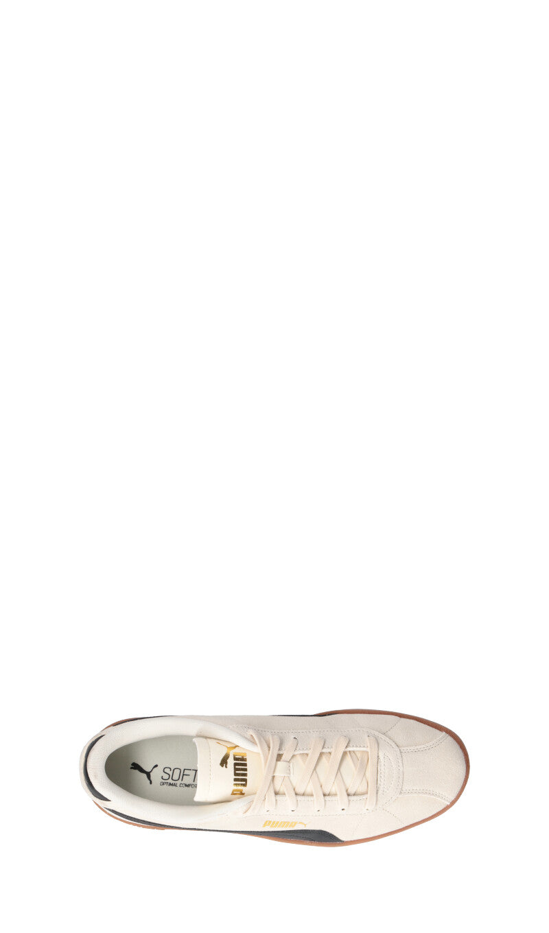 PUMA - CLUB II Sneaker uomo bianca/nera in suede