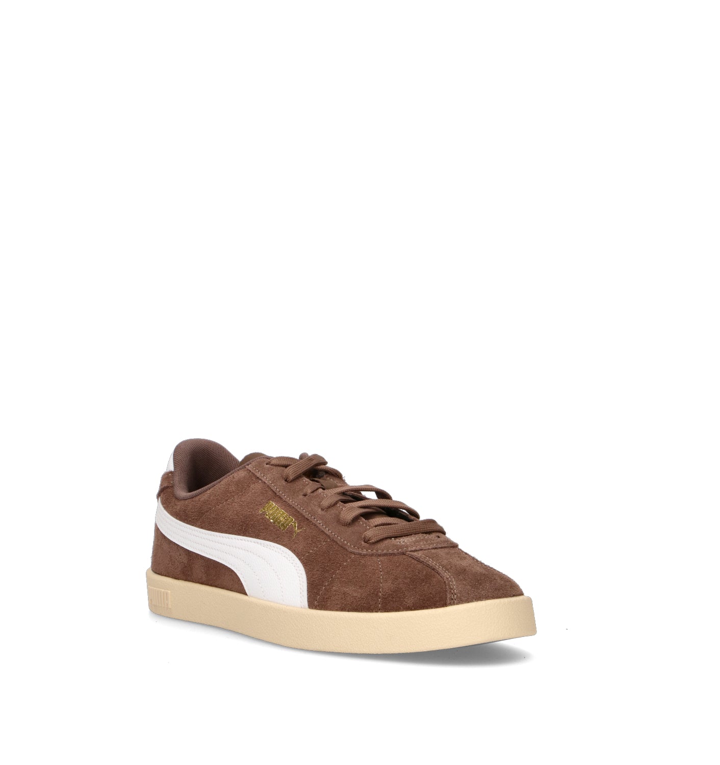PUMA CLUB II Sneaker uomo marrone in suede
