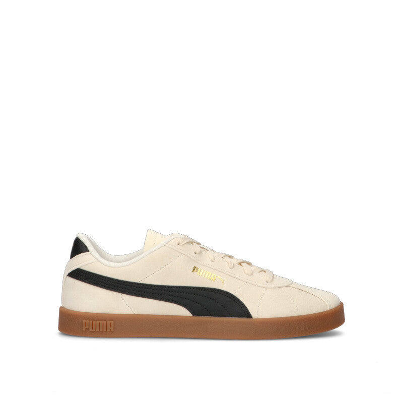 PUMA - CLUB II Sneaker uomo bianca/nera in suede