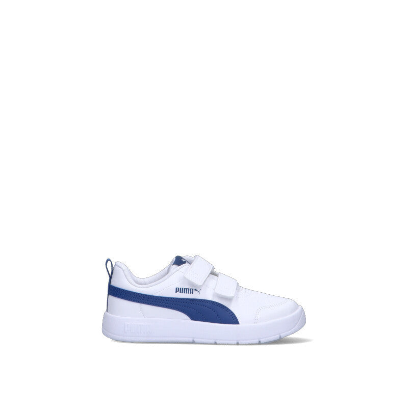 PUMA - COURTFLEX V3 V PS Sneaker bimbo bianca/blu