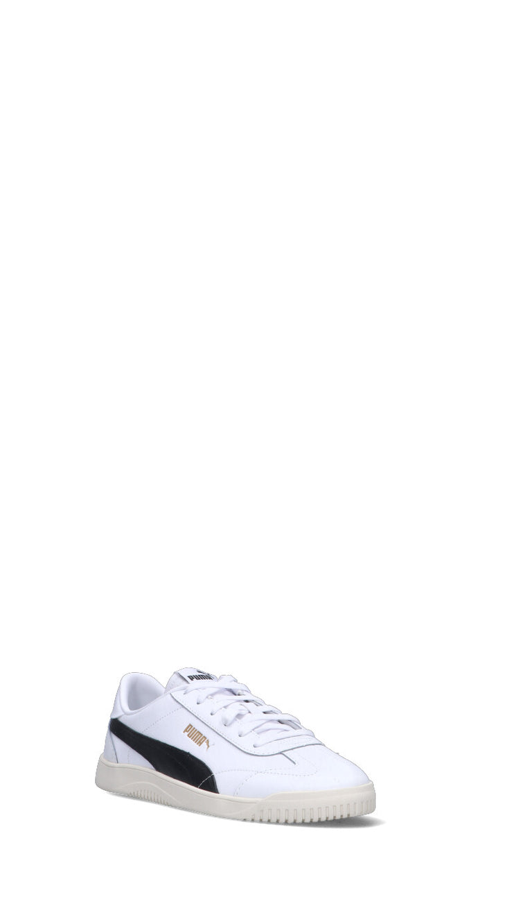 PUMA - CLUB 5V5 JR Sneaker ragazzo bianca/nera in pelle