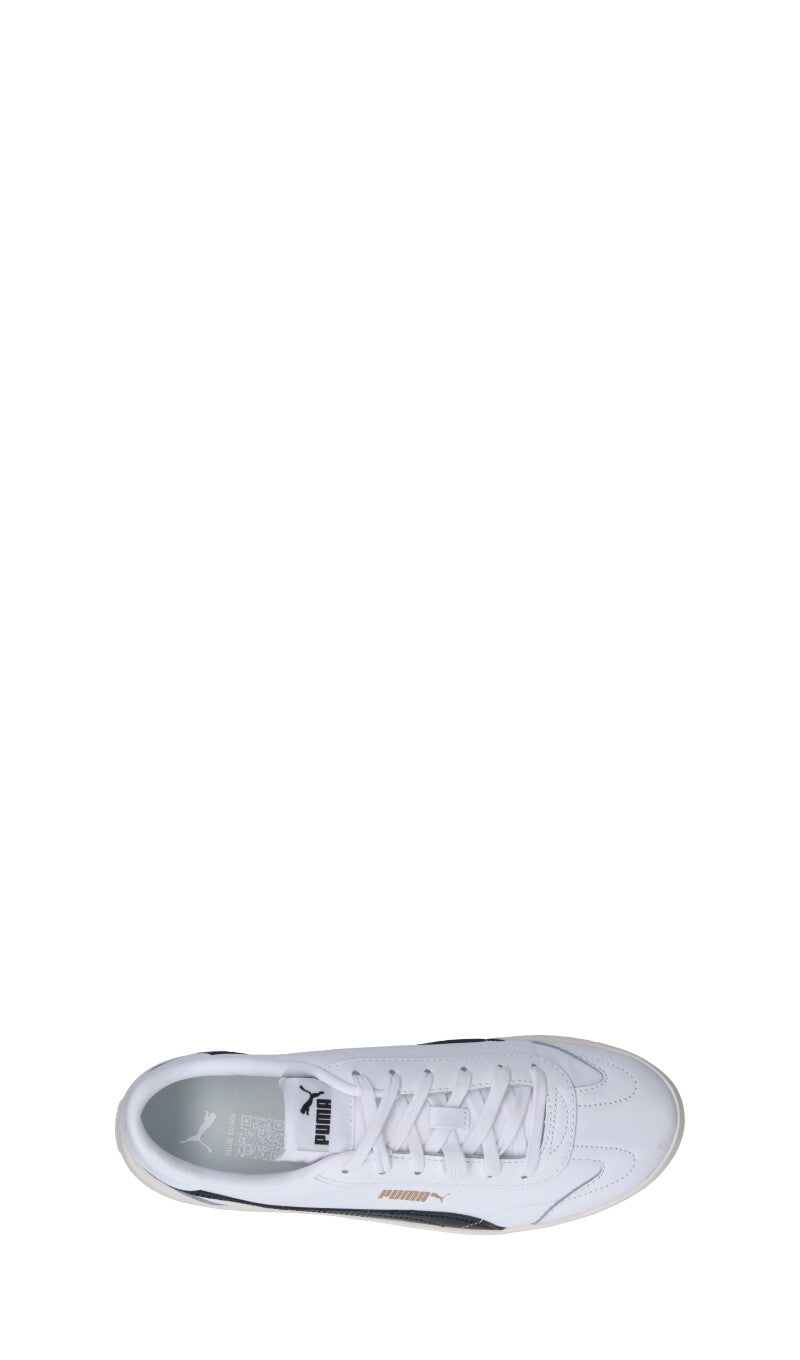 PUMA - CLUB 5V5 JR Sneaker ragazzo bianca/nera in pelle