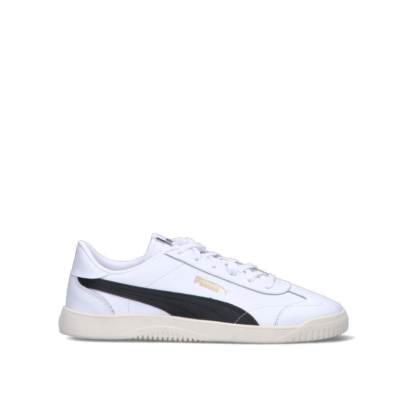 PUMA - CLUB 5V5 JR Sneaker ragazzo bianca/nera in pelle