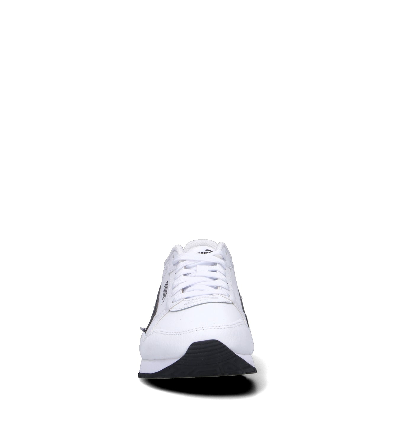 PUMA ST RUNNER V4 L JR Sneaker ragazzo bianca/nera in pelle