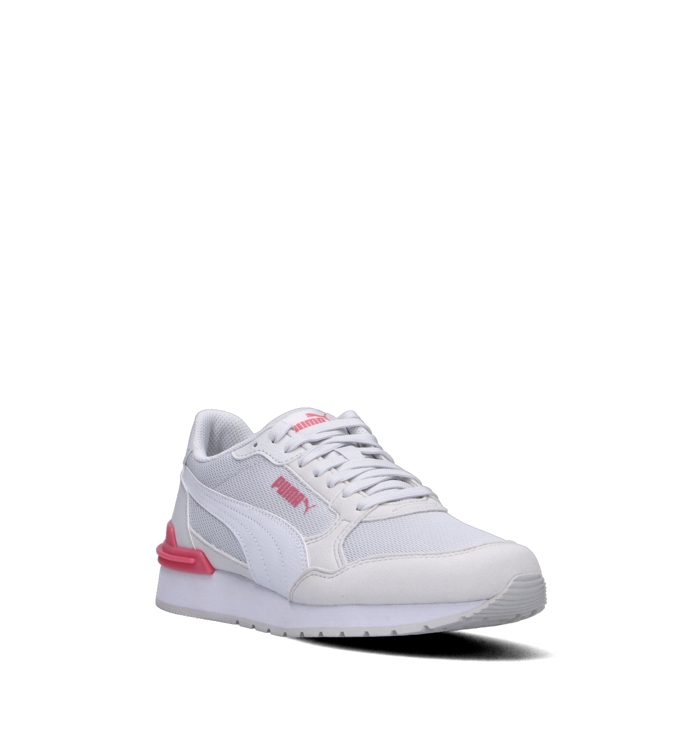 PUMA ST RUNNER V4 MESH JR Sneaker ragazza bianca/rosa
