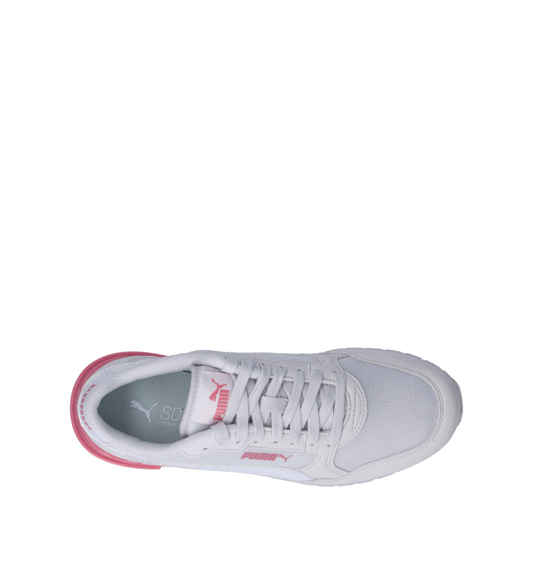PUMA ST RUNNER V4 MESH JR Sneaker ragazza bianca/rosa