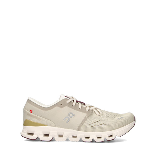 ON CLOUD X 4 Scarpa running uomo panna