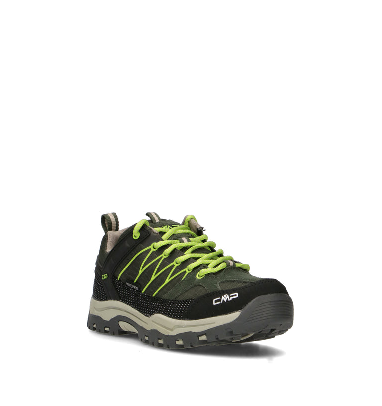 CMP Scarpa trekking ragazzo verde/nera waterproof