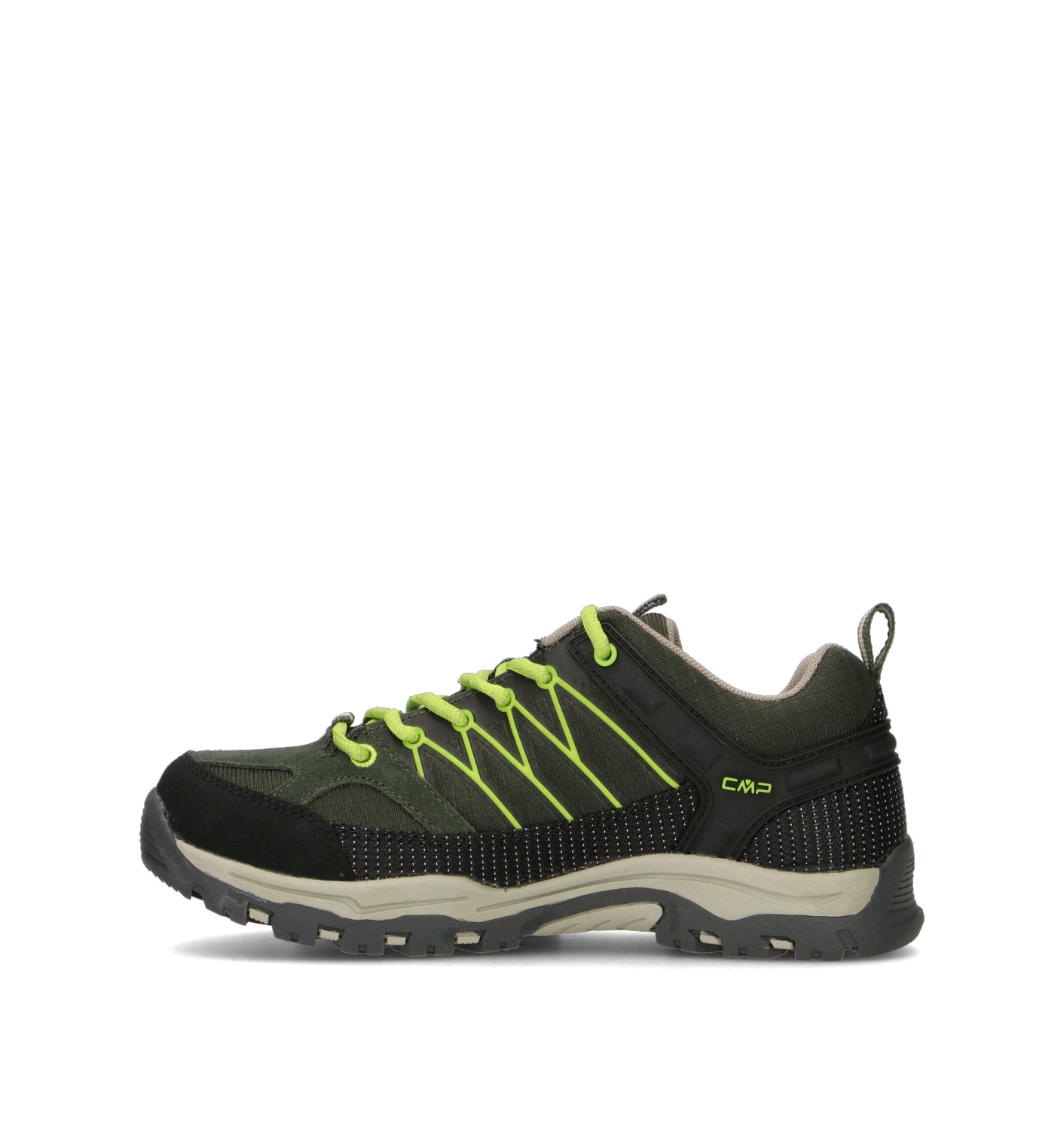 CMP Scarpa trekking ragazzo verde/nera waterproof