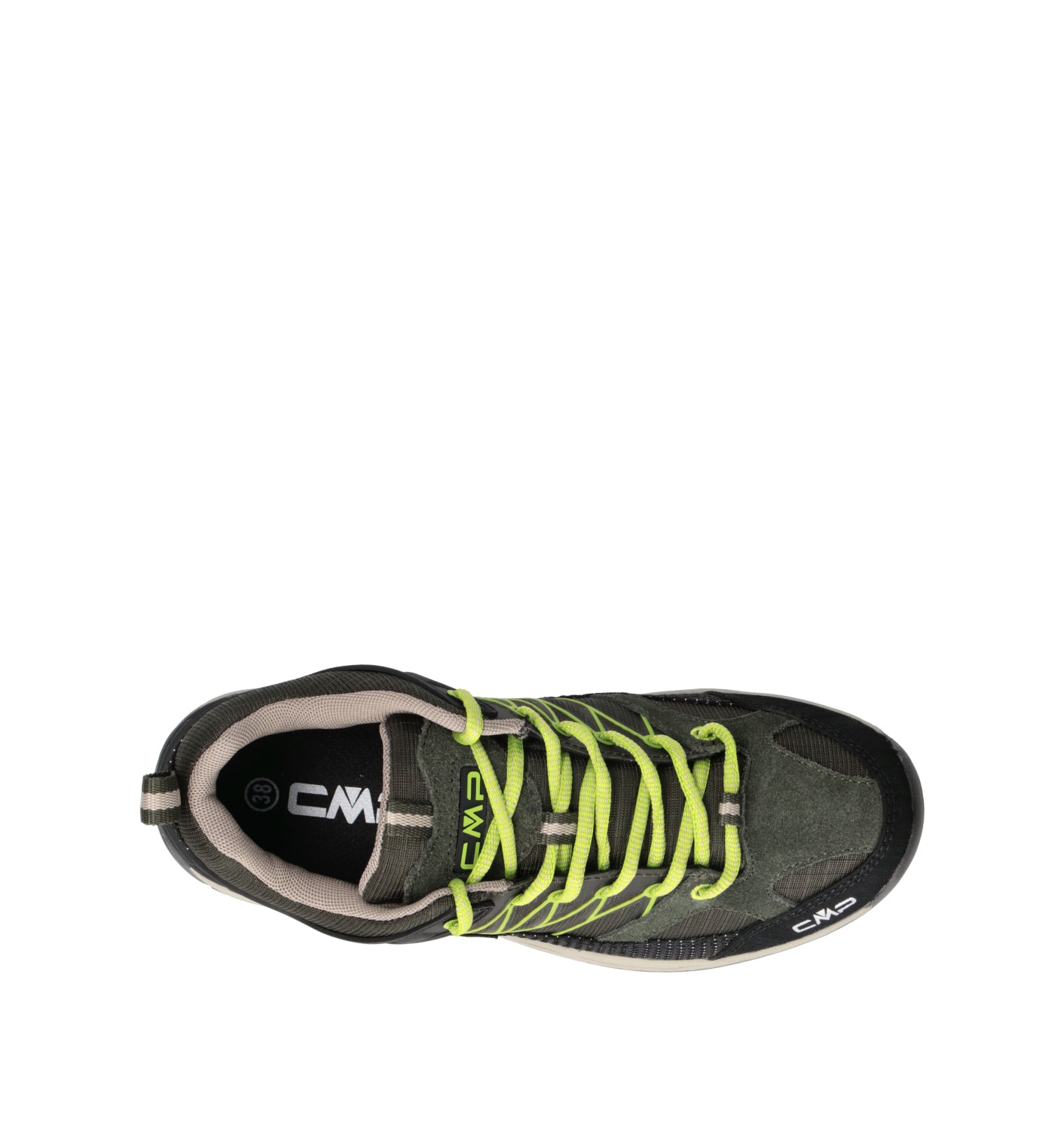 CMP Scarpa trekking ragazzo verde/nera waterproof