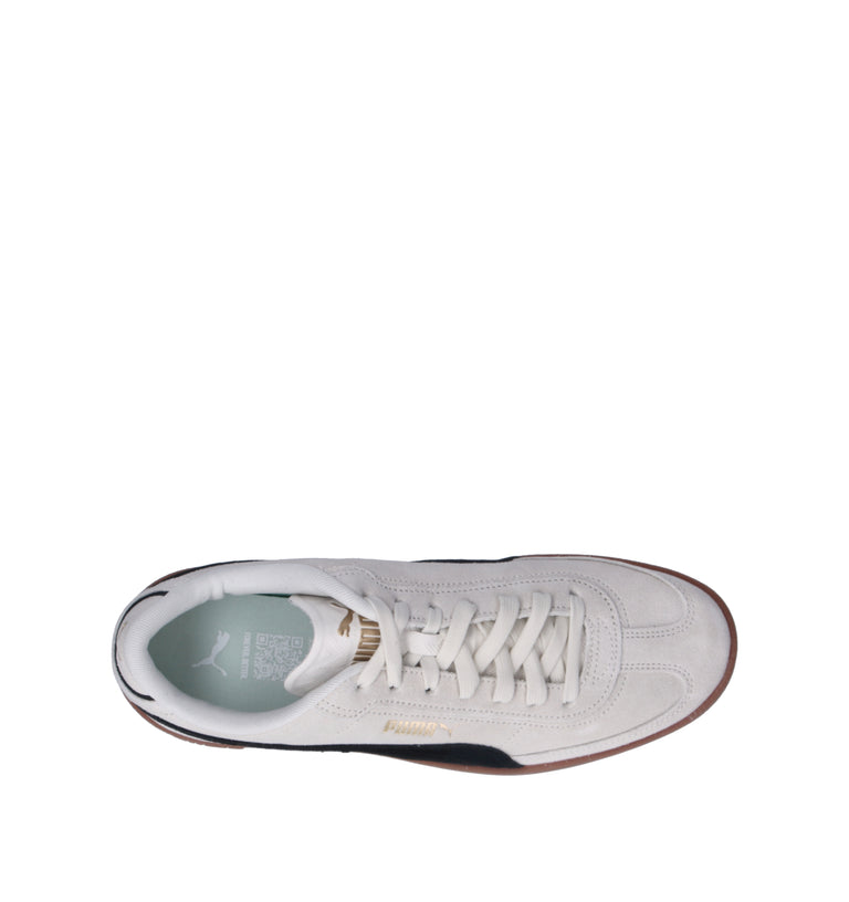 PUMA CLUB II ERA Sneaker uomo bianca/nera in suede