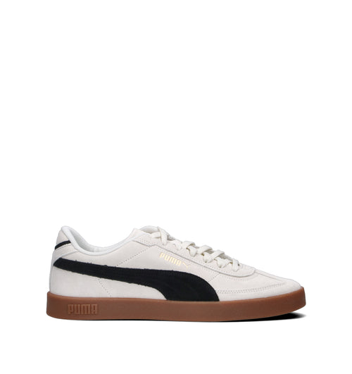 PUMA CLUB II ERA Sneaker uomo bianca/nera in suede