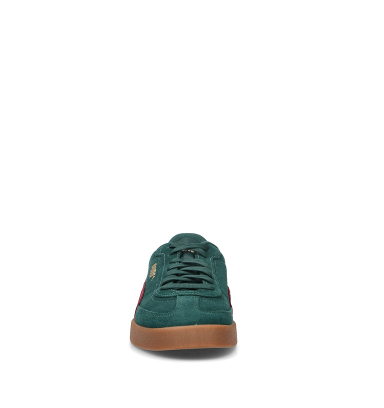 PUMA CLUB II ERA Sneaker uomo verde/rossa in suede
