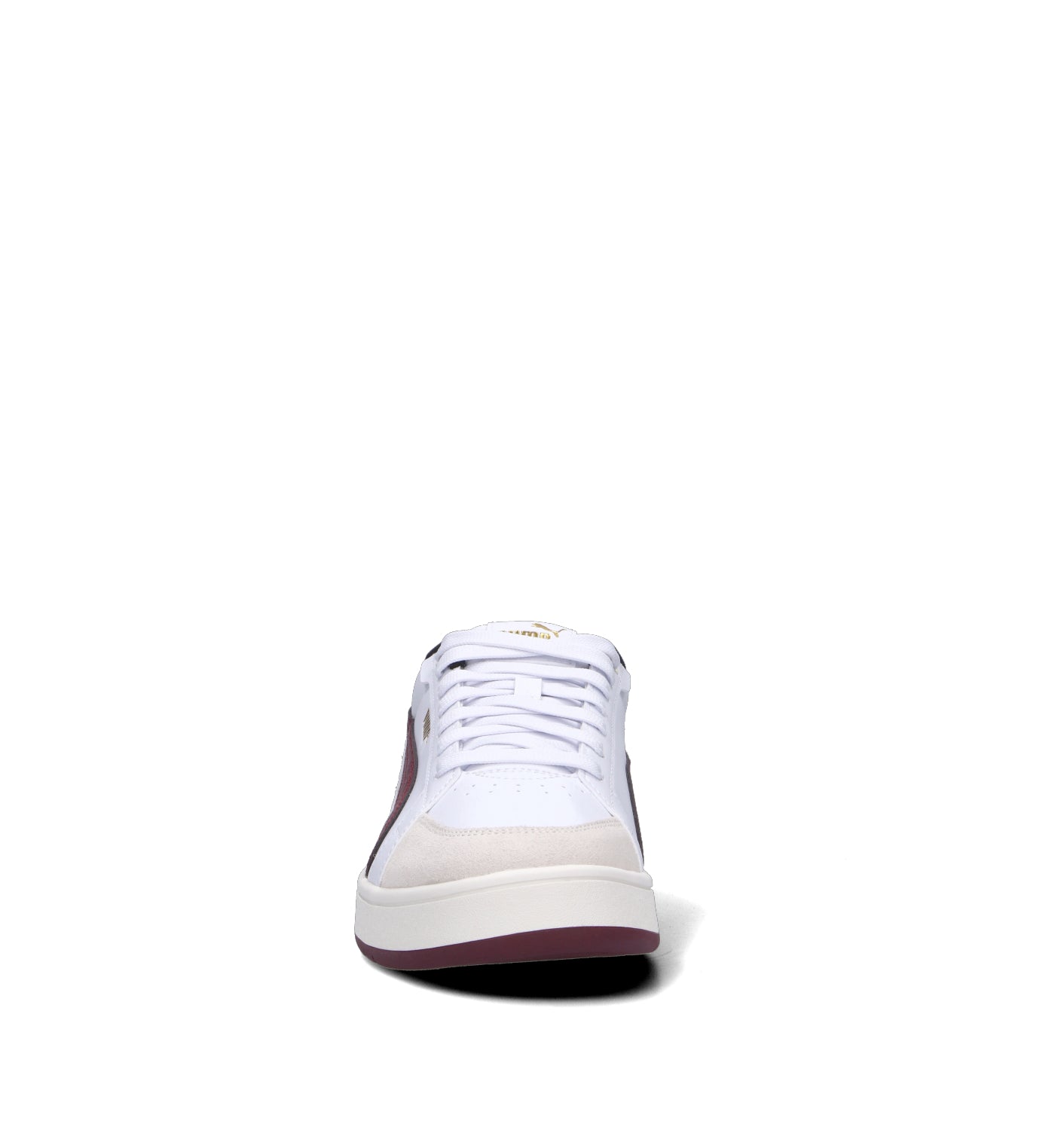 PUMA COURT CLASSICO SPORT Sneaker uomo bianca/bordeaux in pelle