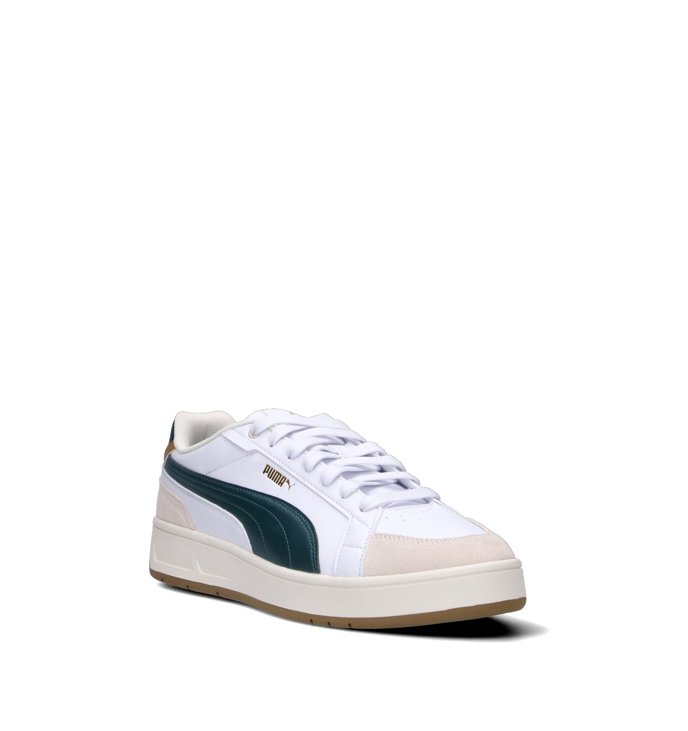 PUMA COURT CLASSICO SPORT Sneaker uomo bianca in pelle