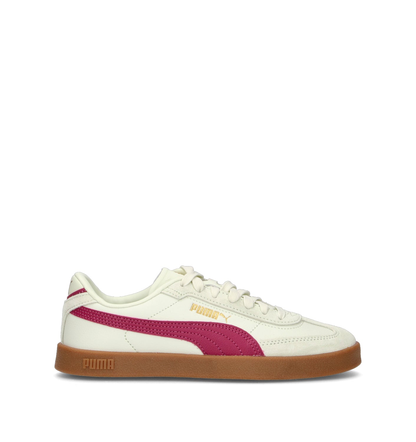 PUMA CLUB II ERA JR Sneaker ragazza panna/viola in suede