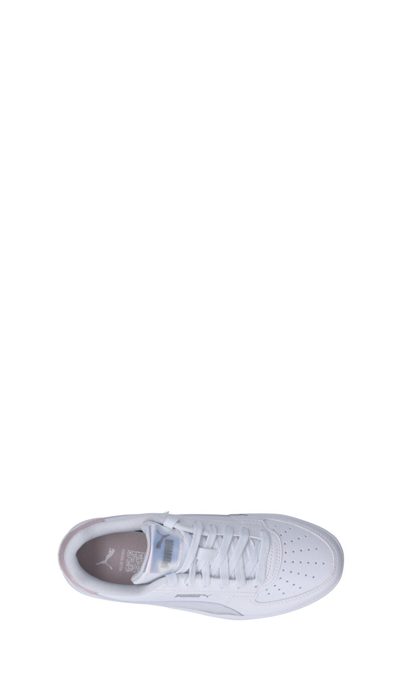PUMA CAVEN 2.0M HOLO 2.0 JR Sneaker ragazza bianca/rosa