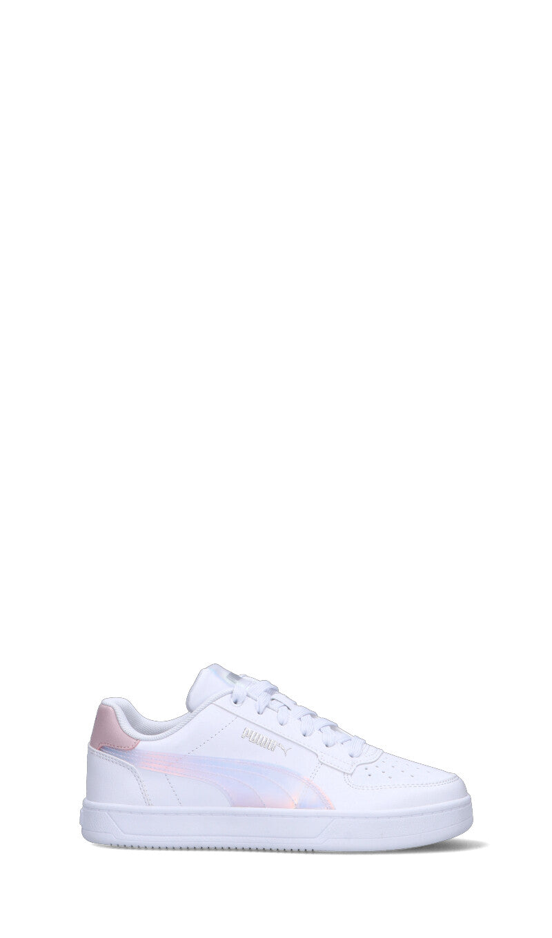 PUMA CAVEN 2.0M HOLO 2.0 JR Sneaker ragazza bianca/rosa