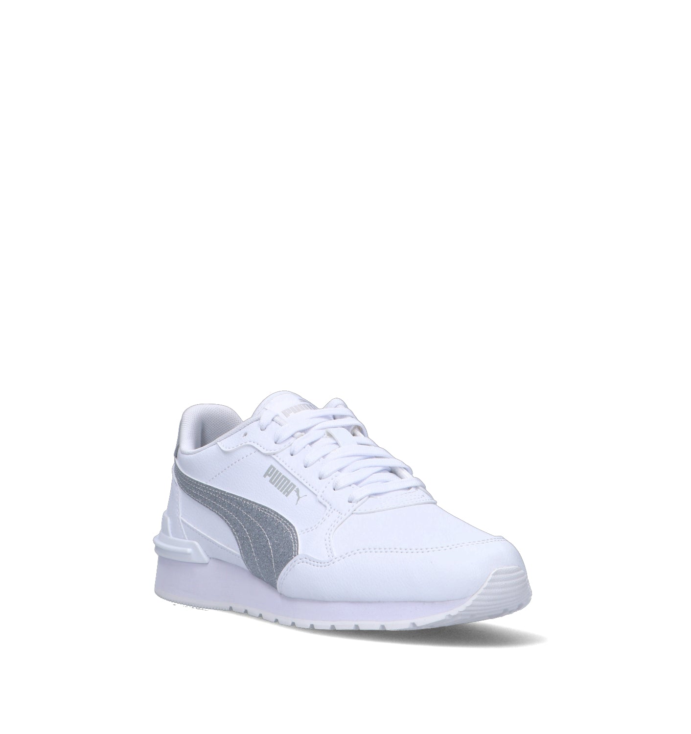 PUMA ST RUNNER V4 SL GLITTER Jr Sneaker ragazza bianca