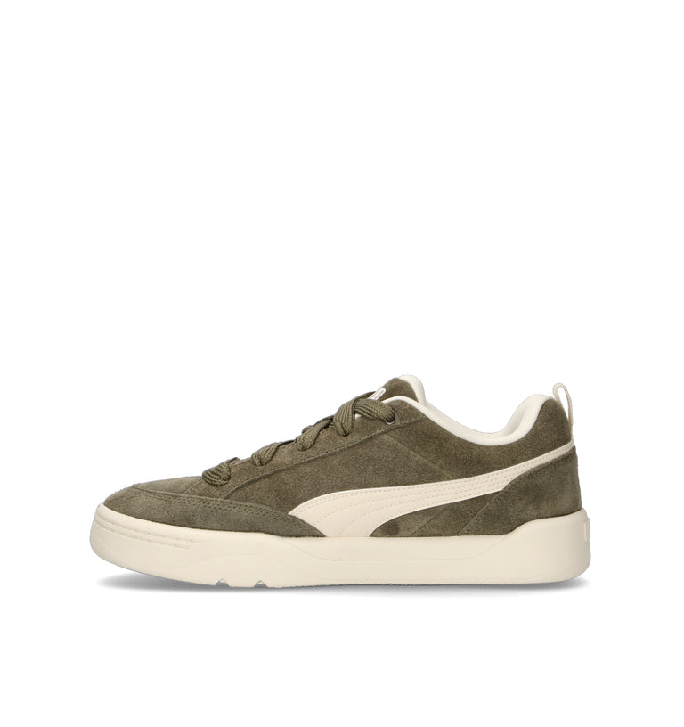 PUMA PARK LIFESTYLE RAW Sneaker uomo verde in suede