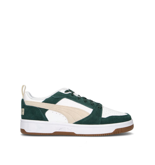 PUMA REBOUND V6 LOW SD Sneaker uomo bianca/verde