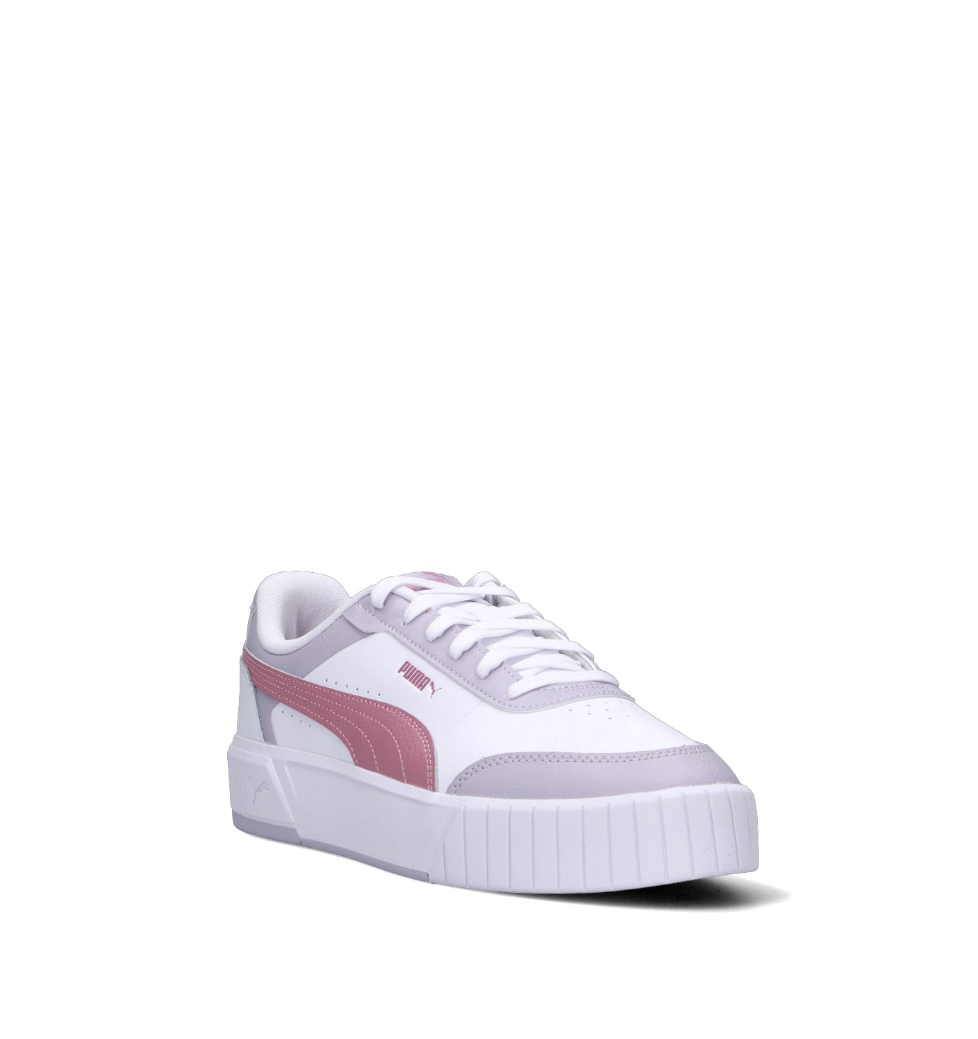 PUMA CARINA MIA Sneaker donna bianca/lilla in pelle